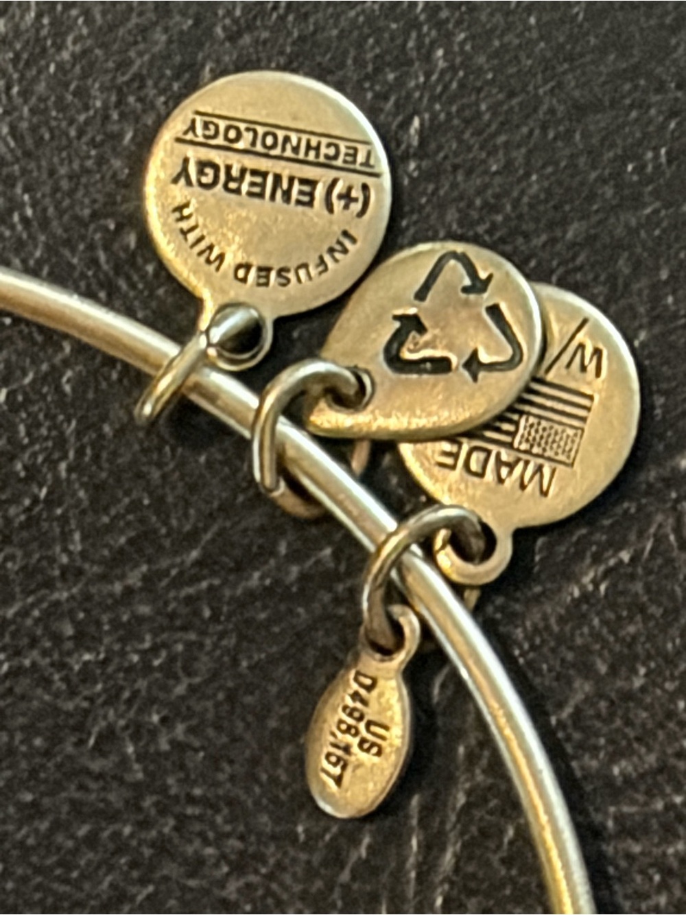 Alex and Ani Gold Sagittarius Charm Bangle Bracelet - Picture 4 of 6